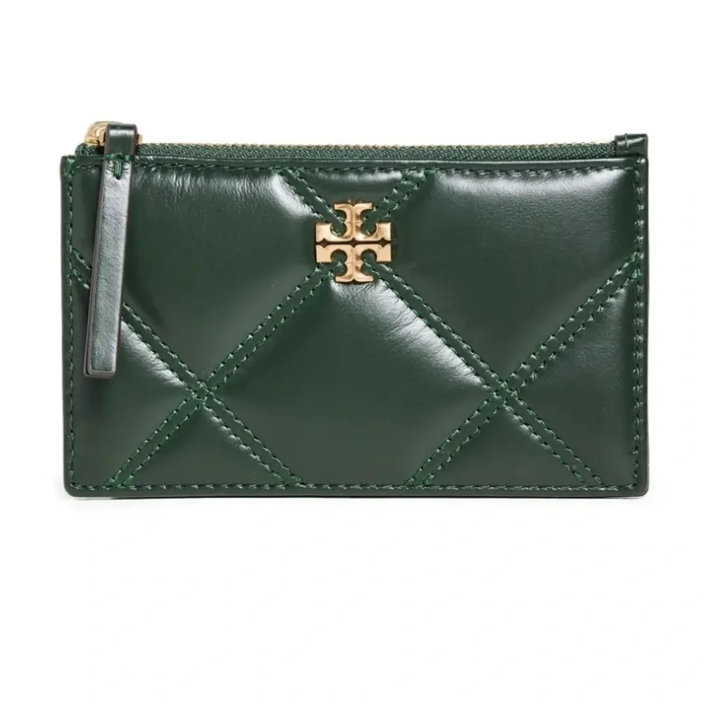 Tory Burch Kira Diamond Quilted Wallet Fir Tree - Picture 5 of 12